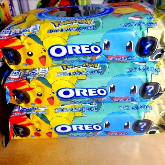 Pokemon Oreo Cookies Sealed Limited Edition Package Collect All 16 Chance Of Mew - Picture 2 of 7